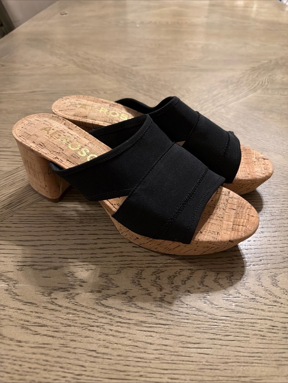 Aerosoles Women's Carma Platform Slide Sandals sz 8.5